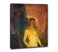 Niik Quadro autoritratto all'inferno di edvard munch falso d' autore stampa s...