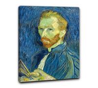 Niik Quadro autoritratto con tavolozza di vincent van gogh falso d' autore st...