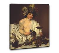 Niik Quadro bacco di caravaggio falso d' autore stampa su tela