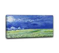 Niik Quadro campo di grano e nubi temporalesche di vincent van gogh falso d' ...