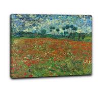 Niik Quadro campo di papaveri di vincent van gogh falso d' autore stampa su tela