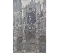 Niik Quadro cattedrale di rouen con il cielo grigio di claude monet falso d' ...