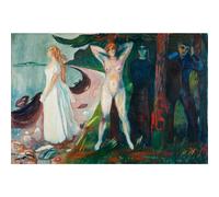 Niik Quadro donna di edvard munch falso d' autore stampa su tela