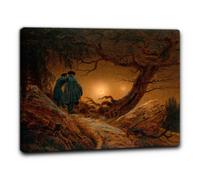 Niik Quadro due uomini contemplano la luna di caspar david friedrich falso d...