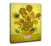 Niik Quadro i girasoli di vincent van gogh falso d' autore stampa su tela