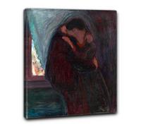 Niik Quadro il bacio di edvard munch falso d' autore stampa su tela