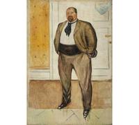 Niik Quadro il console christen sandberg di edvard munch falso d' autore stam...