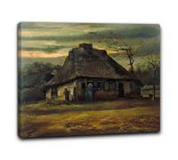 Niik Quadro il cottage di vincent van gogh falso d' autore stampa su tela