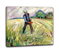 Niik Quadro il falciatore di edvard munch falso d' autore stampa su tela