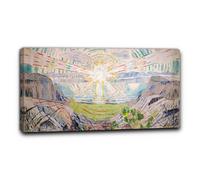 Niik Quadro il sole di edvard munch falso d' autore stampa su tela