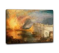 Niik Quadro incendio delle camere di william turner falso d' autore stampa su...