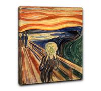 Niik Quadro L' urlo di Edvard Munch falso d' autore stampa su tela