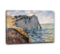 Niik Quadro la scogliera di aval a etretat di claude monet falso d' autore st...
