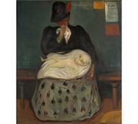 Niik Quadro l'eredita' di edvard munch falso d' autore stampa su tela