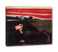 Niik Quadro malinconia la sera di edvard munch falso d' autore stampa su tela