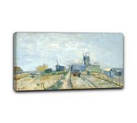 Niik Quadro mulini a vento e orti a montmartre di vincent van gogh falso d' a...