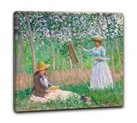 Niik Quadro nel bosco a giverny di claude monet falso d' autore stampa su tela