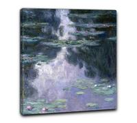 Niik Quadro ninfee al mattino di claude monet falso d' autore stampa su tela