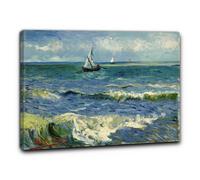 Niik Quadro paesaggio marino maries de la mer di vincent van gogh falso d' au...