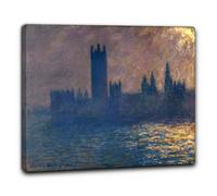 Niik Quadro parlamento di londra con il sole di claude monet falso d' autore ...