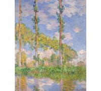 Niik Quadro pioppi sotto il sole di claude monet falso d' autore stampa su tela