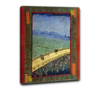 Niik Quadro ponte sotto la pioggia hiroshige di vincent van gogh falso d' aut...