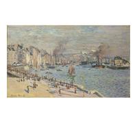 Niik Quadro porto di le havre di claude monet falso d' autore stampa su tela