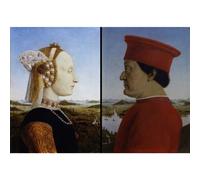 Niik Quadro ritratto dei duchi di urbino di piero della francesca falso d' au...