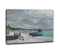 Niik Quadro spiaggia a sainte adresse di claude monet falso d' autore stampa ...