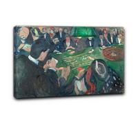 Niik Quadro tavolo della roulette a montecarlo di edvard munch falso d' autor...
