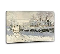 Niik Quadro + Telaio (BC) la gazza di claude monet 100 x 68 x 1,7 cm falso d'autore stampa su tela