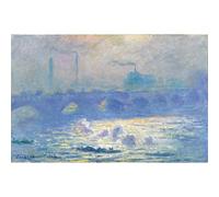 Niik Quadro waterloo bridge di claude monet falso d' autore stampa su tela