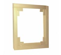 Niik Telaio Telai in Legno Gallery Sp. 4 cm 60 x 100 x 4 cm professionale per intelaiare tele stampe quadri foto poster made in italy