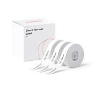 NIIMBOT 3 rotoli etichette 12 x 30 mm per stampanti di etichette D110, D11, D101, impermeabili e resistenti all'olio, personalizzabili e modificabili per casa, scuola e ufficio