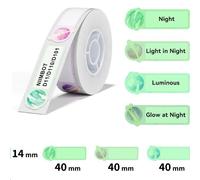 Niimbot A2A28548302, 14x40mm, 80pz, Pianeti, trasparente etichette autoadesive