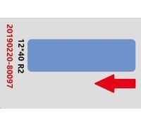 Niimbot A2A68301201, 12x40mm, 160pz, blu etichette autoadesive