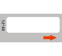 Niimbot A2A68601601, 12x40mm, 155pz, bianco etichette autoadesive