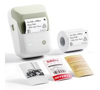 NIIMBOT B1 Pro Etichettatrice Bluetooth con Etichette,Stampante per etichette HD 300DPI,Stampa bicolore rosso e nero,Compatibile con iOS Android e PC,per foto,casa,ufficio e affari(Verde)