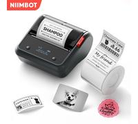 NiiMbot B3S Etichettatrice wireless commerciale Stampante per etichette con codici a barre per cartellini del prezzo del supermercato per negozi di abbigliamento Piccole imprese