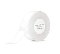 NIIMBOT Carta termica per etichettatrice, 1,5 x 4,5 cm, bianca, impermeabile, resistente agli strappi, ricambio per stampante di etichette D11/D110, ufficio e casa, 210 etichette/rotolo (15 x 30 mm)