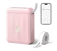 NIIMBOT D110 Mini Etichettatrice con Etichette, Stampante di Etichette Bluetooth, App Versatile con 60+ Caratteri e Oltre 1000+ icone, per Organizzare Casa, Cucina, Scuola e Ufficio, Rosa
