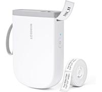NIIMBOT Etichettatrice D11 con Etichette, Stampante per etichette Bluetooth 300 DPI, Stampante termica portatile, macchina per adesivi per organizzare casa ufficio scuola, Bianca
