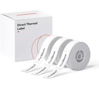 NIIMBOT Etichette per D110 D11 D101 H1S, Etichette Termiche Autoadesive 14x30 mm, 3 Rotoli, Bianco