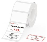 NIIMBOT Etichette rosse e nere per stampante B21Pro, 50 x 30 mm, 230 etichette, rotolo