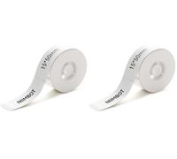 NIIMBOT Etichette termiche (1,5 cm x 5 cm) per D11 D110 D101 H1S, carta adesiva impermeabile 1 rotolo da 130 (bianco) (Confezione da 2)
