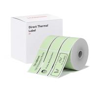 NIIMBOT Etichette termiche autoadesive, 12 x 40 mm, carta termica compatibile con la stampante per etichette D110 D11 D101, 160 etichette (confezione da 3 rotoli, verde)