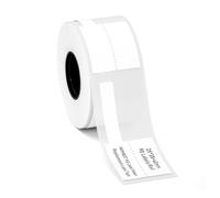 NIIMBOT Etichette termiche per cavi M2/M3, per etichettatrici M2/M3, materiale PET, resistenti all'acqua e alle alte temperature, lunga durata, colore bianco (25 x 78 mm)