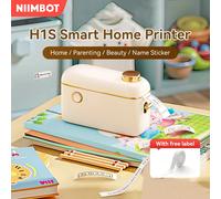 Niimbot H1S Mini stampante termica portatile per adesivi Carta per etichette adesive con stampa di etichette continue per feste regalo e casa