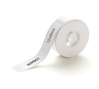 NIIMBOT Nastro per etichettatrice D11/D110/D101, 12 x 40 mm, 160 nastri/rotolo, nastro termico per etichette per casa e ufficio, bianco