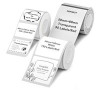 NIIMBOT Nastro termico per etichette, 3 rotoli, compatibile con etichettatrice B1 B21 B31, confezione multipla, confezione multicolore (3 rotoli)